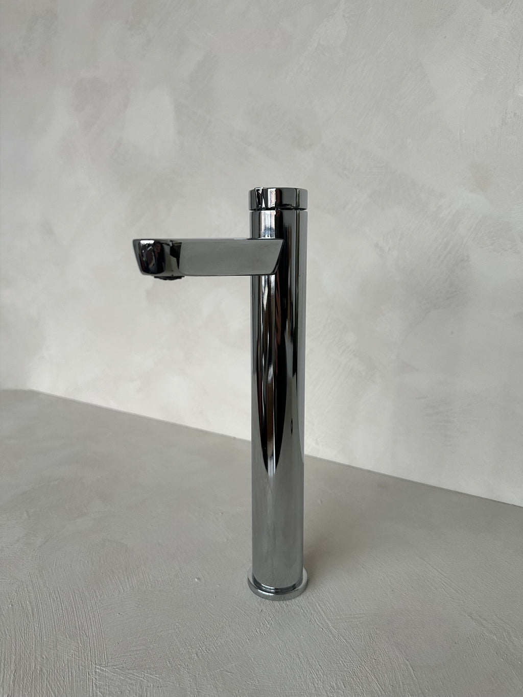 Robinet de lavabo surélevé, Chrome