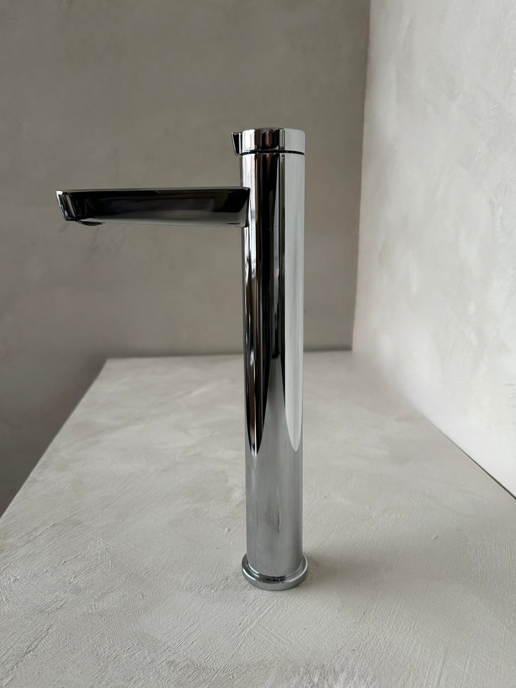Robinet de lavabo surélevé, Chrome