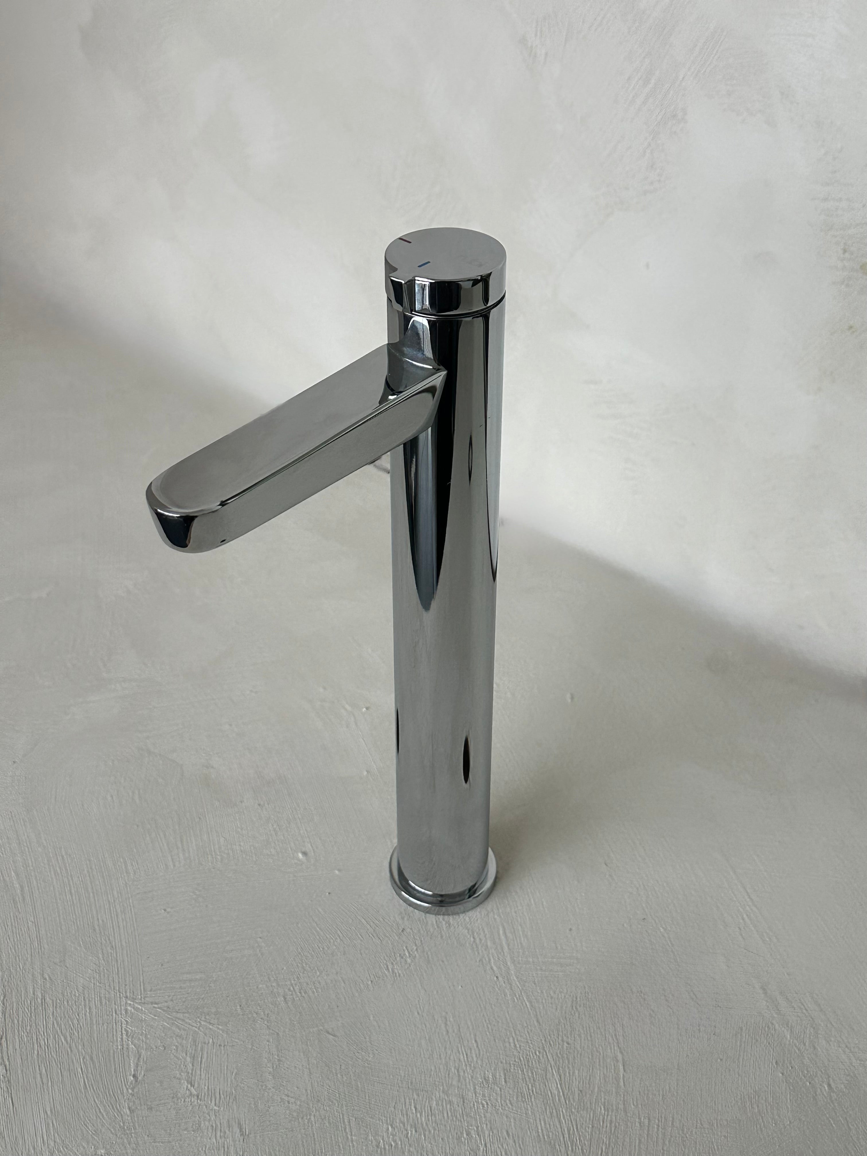 Robinet de lavabo surélevé, Chrome