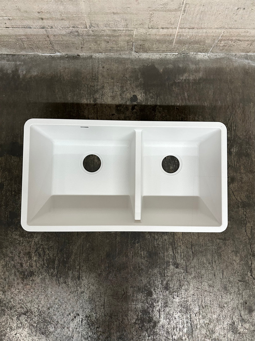 Évier de cuisine Precis U 1.75, 33 po blanc mat