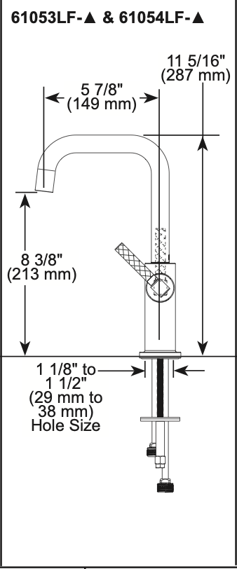 Robinet de bar Litze, Or brossé
