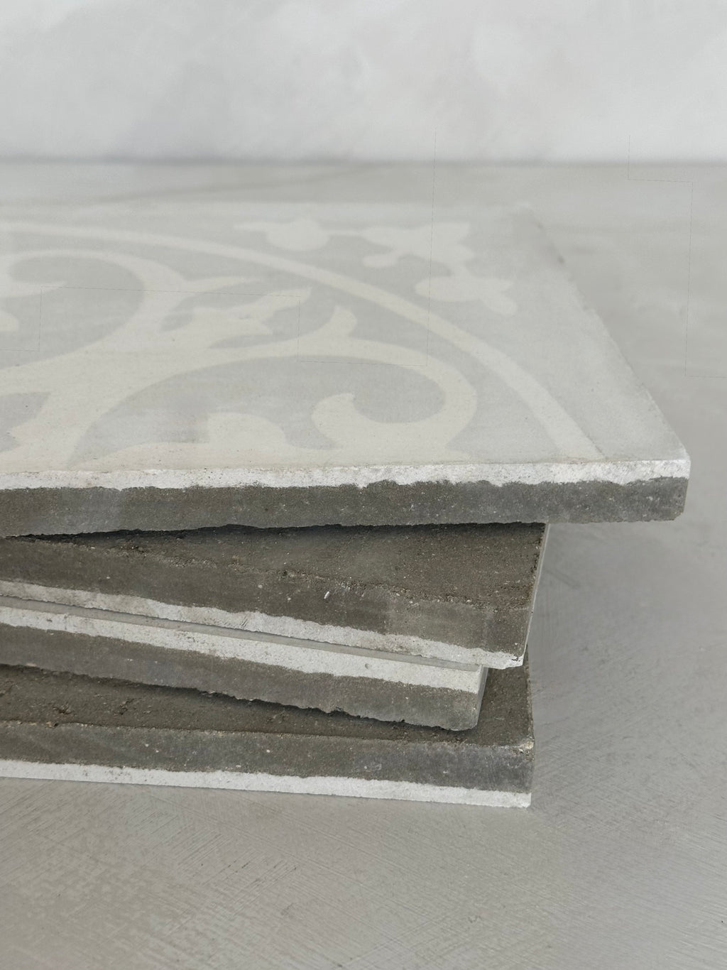Boîte de carreaux de ciment à motifs