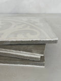 Boîte de carreaux de ciment à motifs