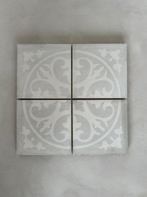 Boîte de carreaux de ciment à motifs