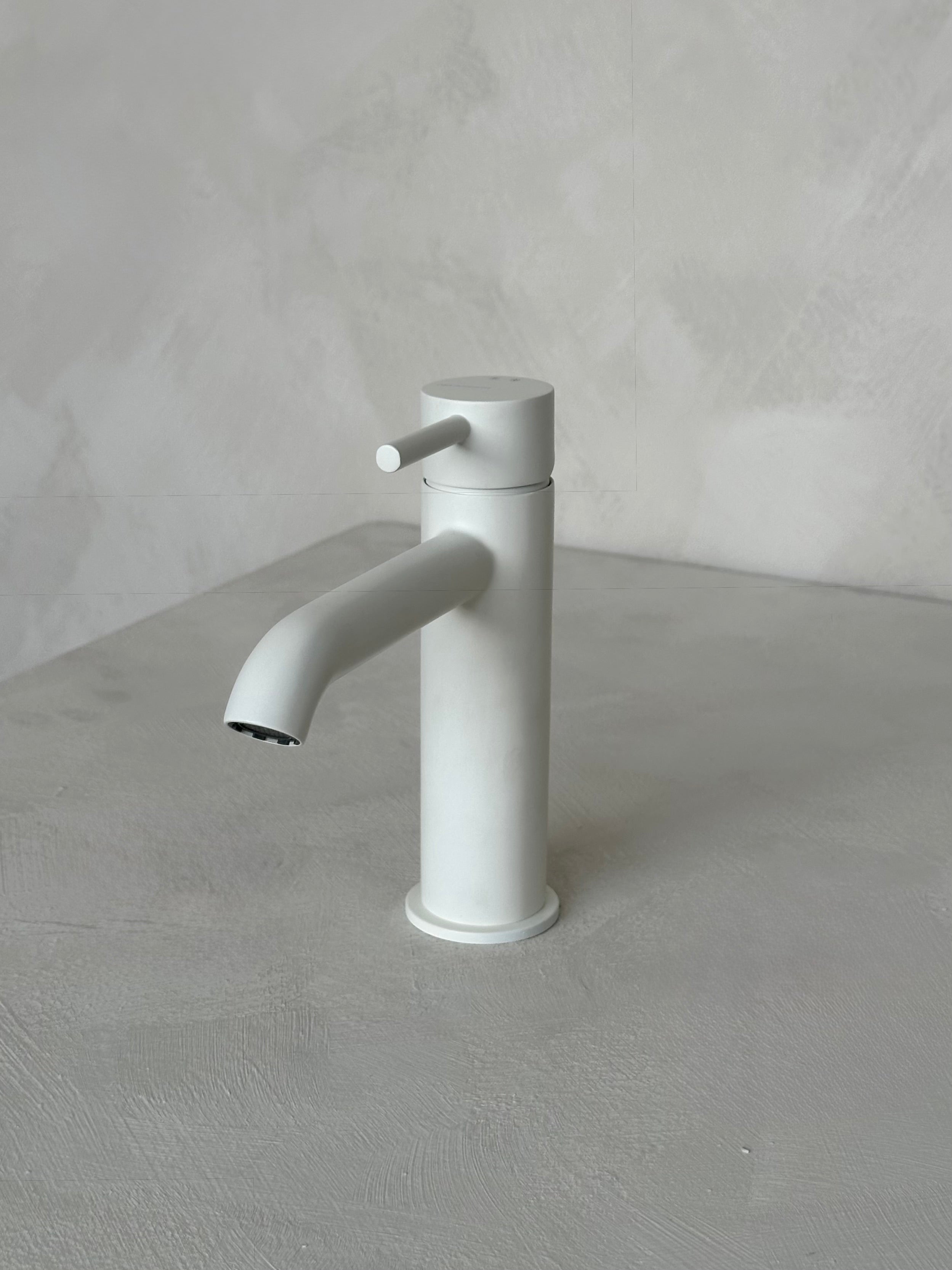 Robinet de lavabo, Blanc mat