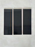 Tuile murale anthracite lustré