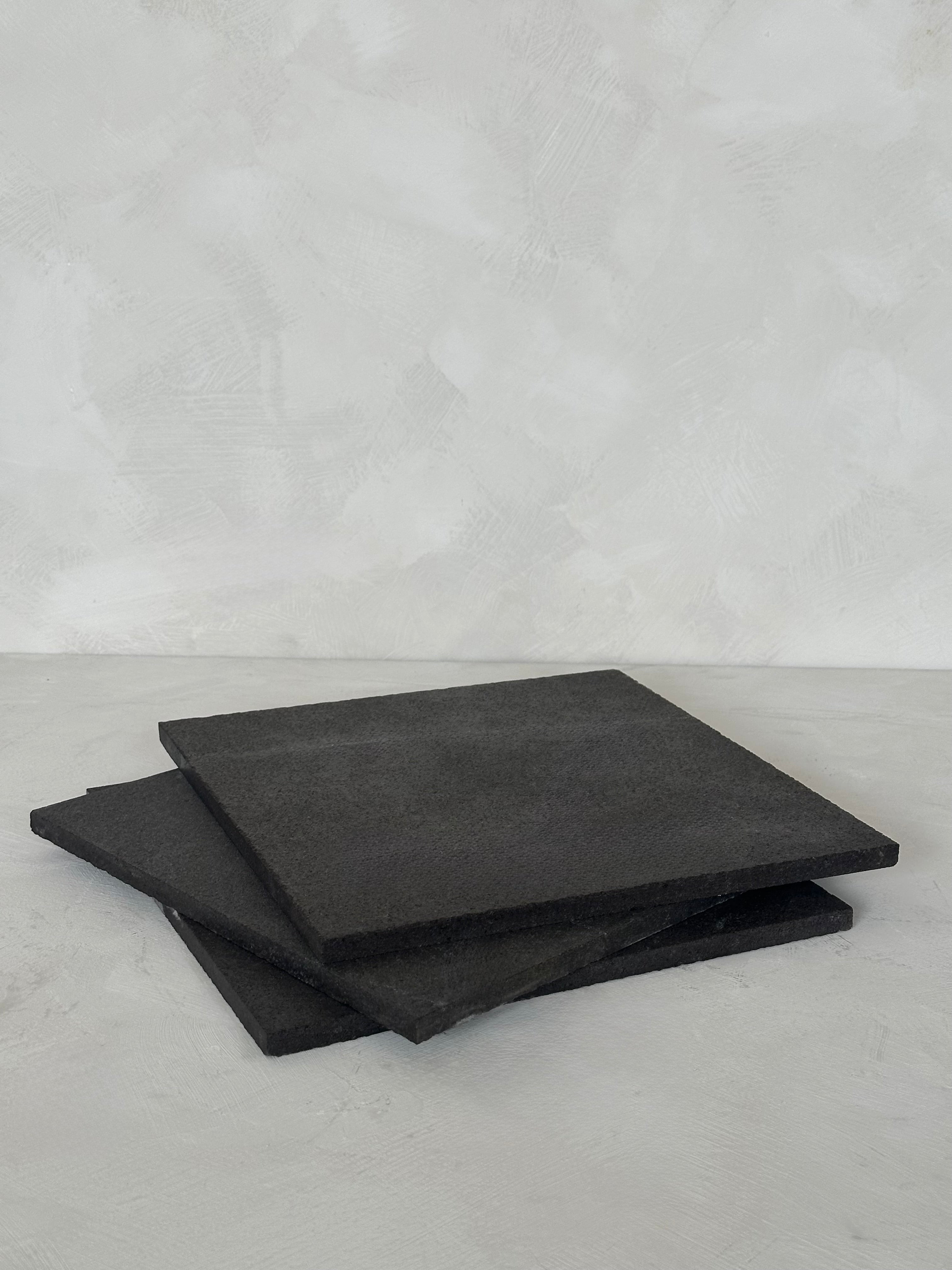 328p2 de carreaux de Travertin 12x12, Anthracite