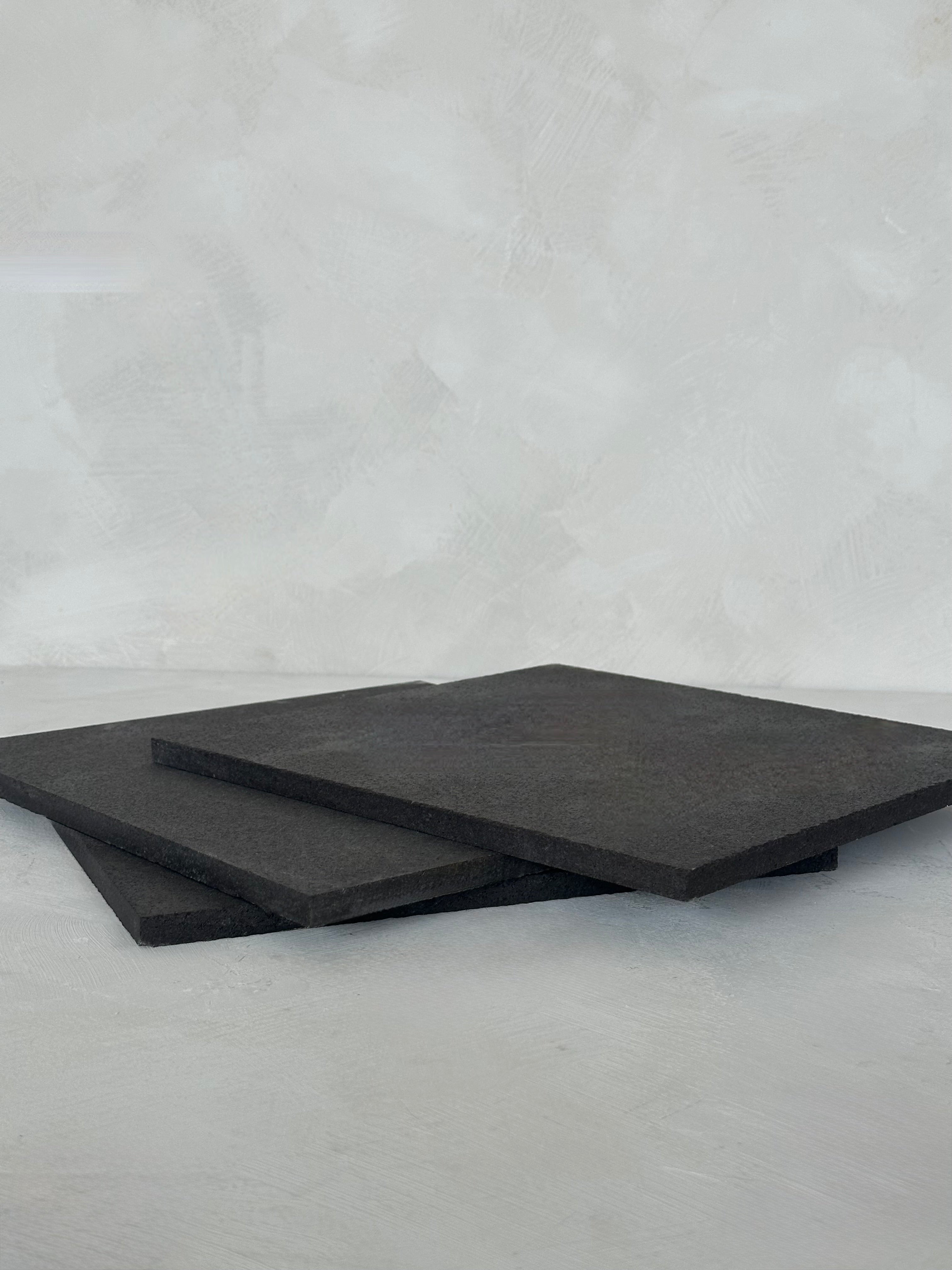 328p2 de carreaux de Travertin 12x12, Anthracite